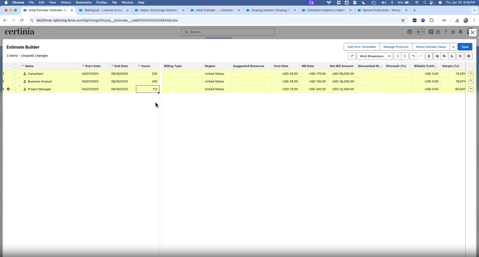 Build Accurate Estimates in Minutes