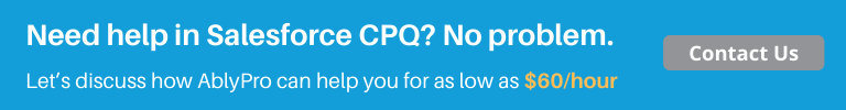 Need help in Salesforce CPQ?