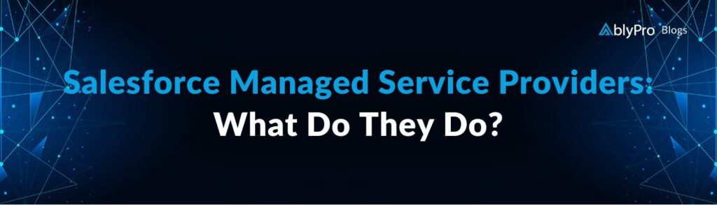 Salesforce Managed Service Providers What Do They Do