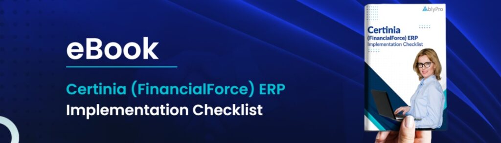 Certinia (FinancialForce) ERP Implementation Checklist eBook