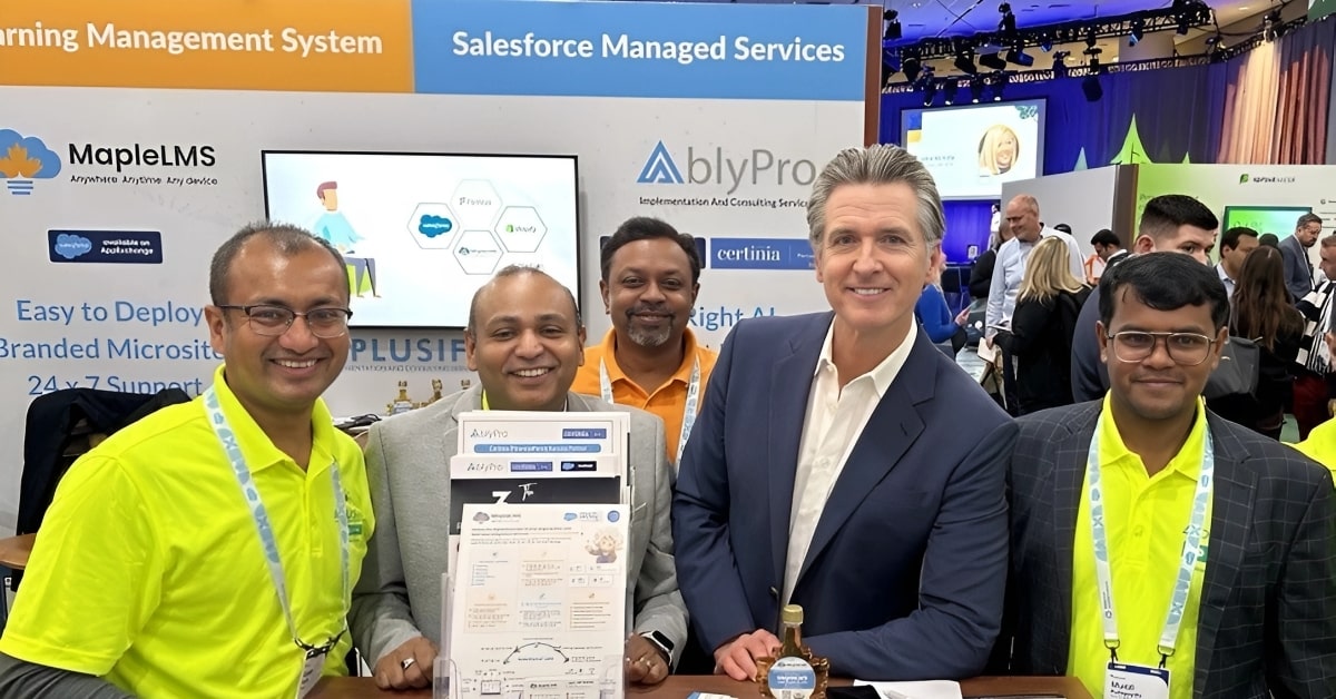 multiple attendees in business suits