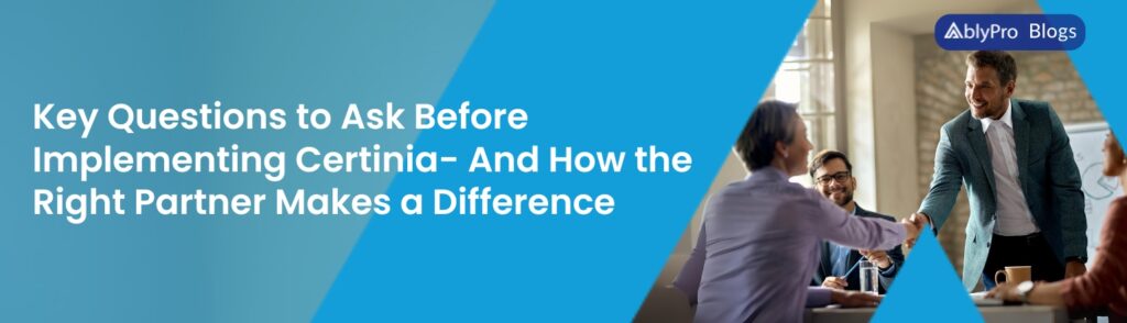 ey Questions to Ask Before Implementing Certinia- And How the Right Partner Makes a Difference