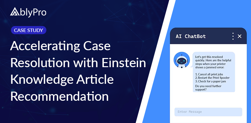 Accelerating Case Resolution with Einstein Knowledge Article Recommendation